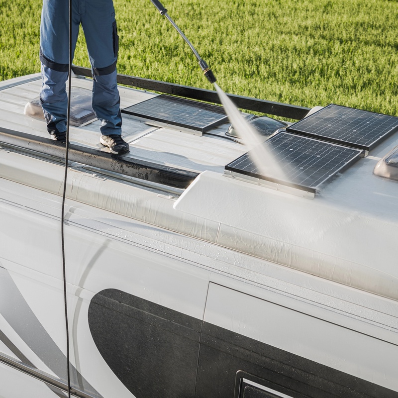 RV detailing and ceramic coating by Lux Detailer