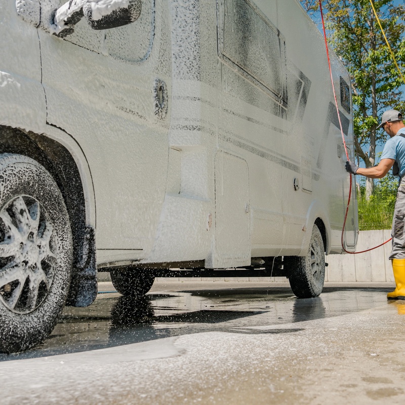 RV detailing and ceramic coating by Lux Detailer