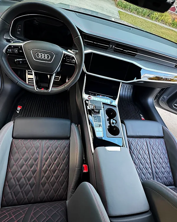 Audi S7 Interior mobile detailing by Lux Detailer, mobile detailing in the Lowcountry: Hilton Head, Bluffton, Beaufort & Savannah