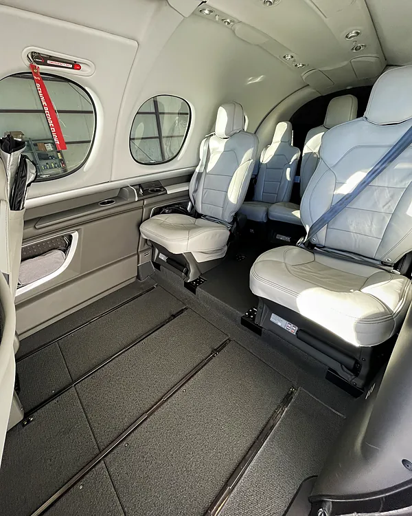 Cirrus Vision Jet Interior aircraft detailing by Lux Detailer, mobile detailing in the Lowcountry: Hilton Head, Bluffton, Beaufort & Savannah
