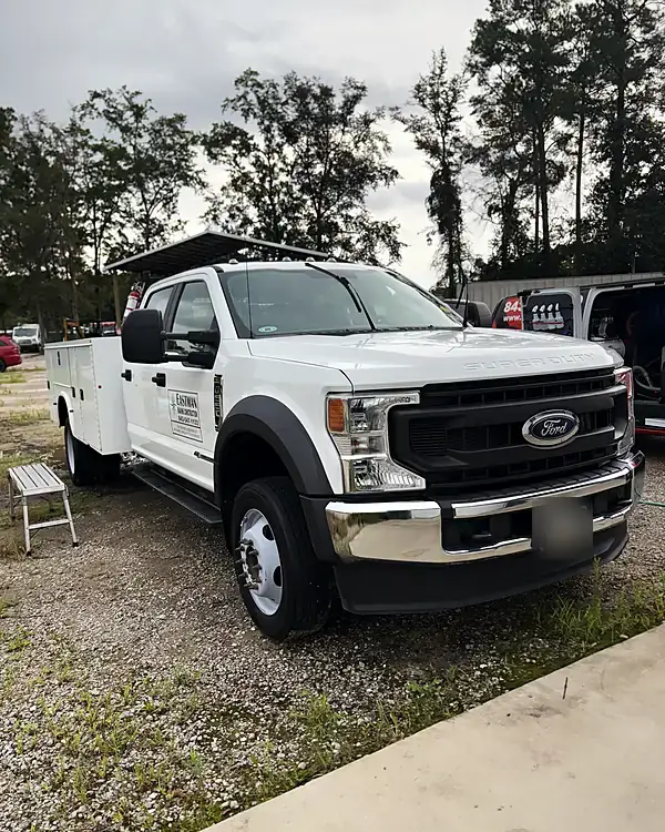 Ford Super Duty Service Truck fleet detailing by Lux Detailer, mobile detailing in the Lowcountry: Hilton Head, Bluffton, Beaufort & Savannah