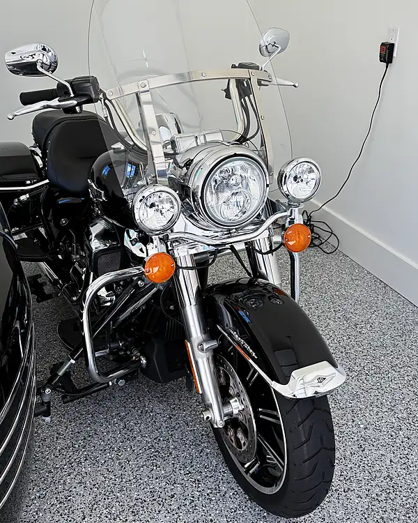 Harley-Davidson Sidecar Rig motorcycle detailing by Lux Detailer, mobile detailing in the Lowcountry: Hilton Head, Bluffton, Beaufort & Savannah