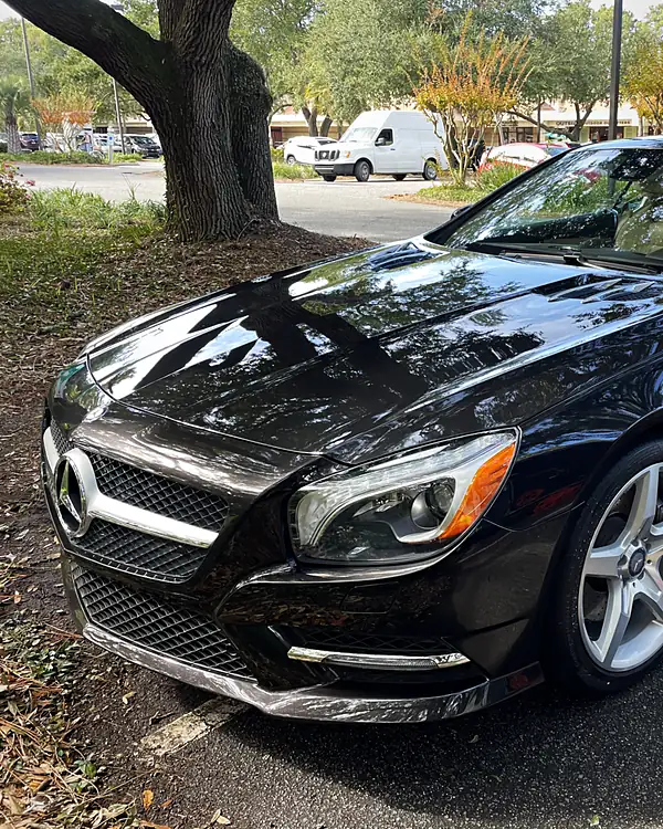 Mercedes SL550 ceramic coating by Lux Detailer, mobile detailing in the Lowcountry: Hilton Head, Bluffton, Beaufort & Savannah