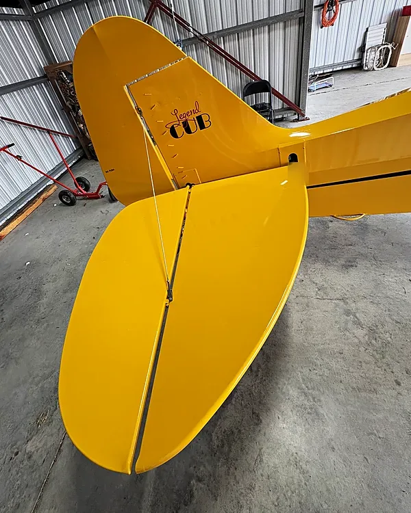 Piper Cub aircraft detailing by Lux Detailer, mobile detailing in the Lowcountry: Hilton Head, Bluffton, Beaufort & Savannah