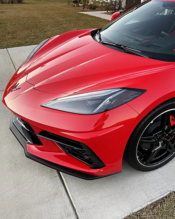 Corvette C8 ceramic coating by Lux Detailer, mobile detailing in Beaufort, SC