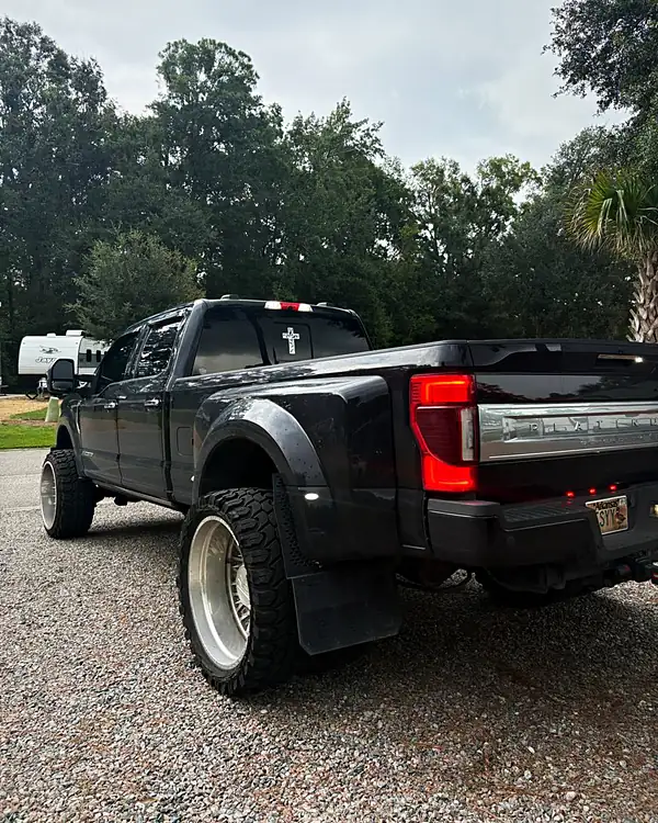 Ford F-450 dually ceramic coating by Lux Detailer, mobile detailing in Beaufort, SC