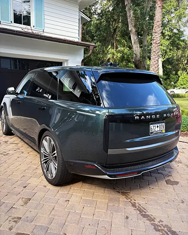 Range Rover ceramic coating by Lux Detailer, mobile detailing in Beaufort, SC