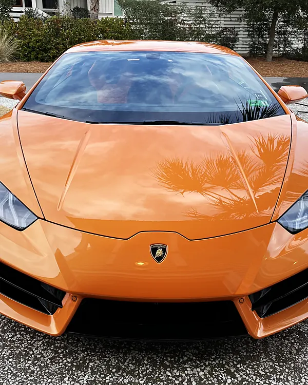 Lamborghini Huracan ceramic coating by Lux Detailer, mobile detailing in Bluffton, SC
