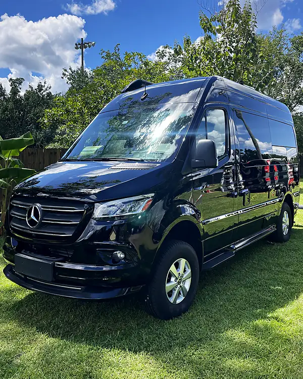 Mercedes Sprinter Camper rv detailing by Lux Detailer, mobile detailing in Bluffton, SC