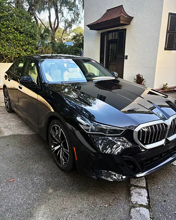 BMW i5 5 Series paint correction by Lux Detailer, mobile detailing in Hardeeville, SC