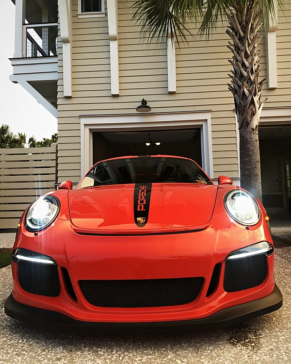 Porsche 911 GT3 RS car detailing by Lux Detailer, mobile detailing in Port Royal, SC