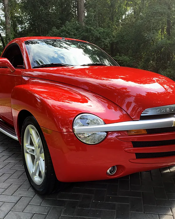 Chevrolet SSR 3 4 ceramic coating by Lux Detailer, mobile detailing in Richmond Hill, GA