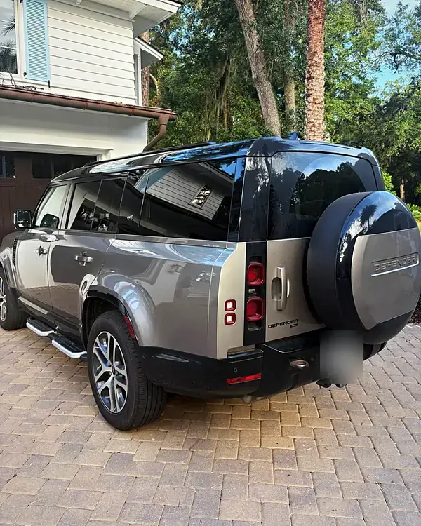 Land Rover Defender ceramic coating by Lux Detailer, mobile detailing in Richmond Hill, GA