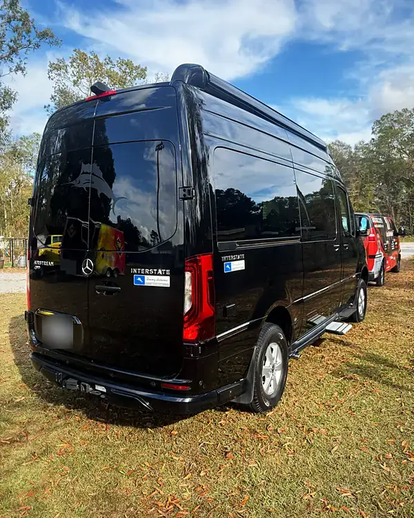 Mercedes Sprinter ceramic coating by Lux Detailer, mobile detailing in Richmond Hill, GA