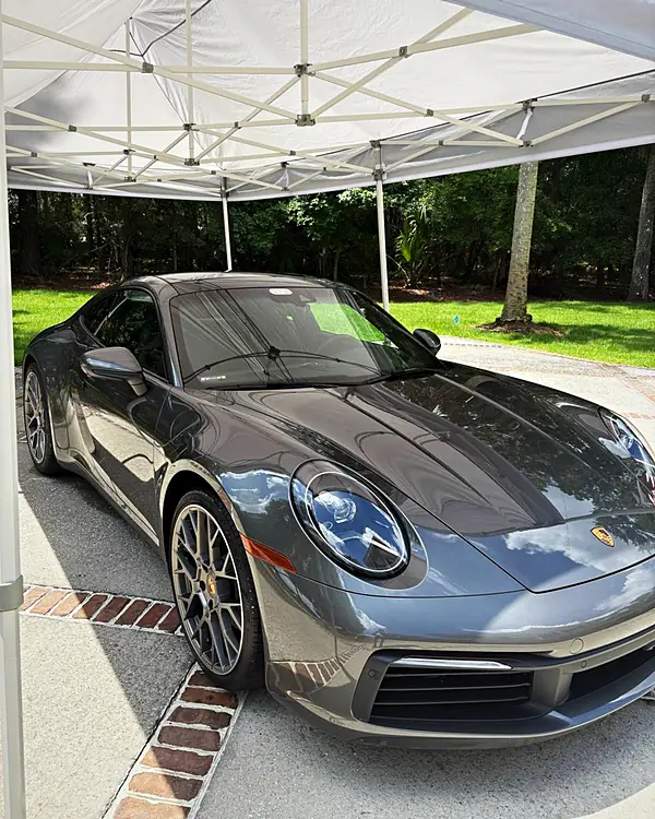 Porsche 911 ceramic coating by Lux Detailer, mobile detailing in Richmond Hill, GA