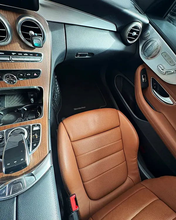 Mercedes Cabriolet Interior car detailing by Lux Detailer, mobile detailing in Ridgeland, SC