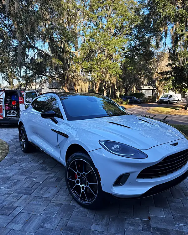 Aston Martin DBX paint correction by Lux Detailer, mobile detailing in Savannah, GA