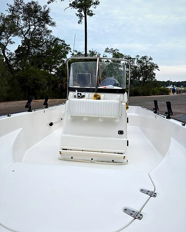 Center Console Boat boat detailing by Lux Detailer, mobile detailing in Savannah, GA