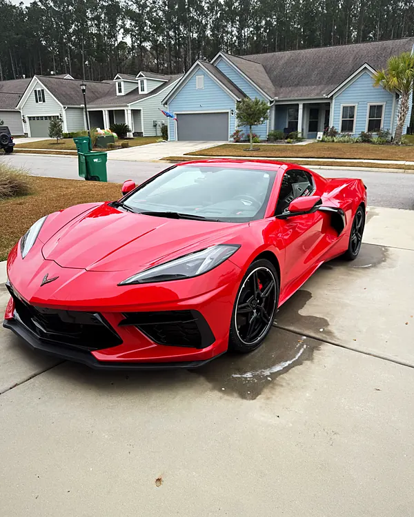 Chevrolet Corvette C8 ceramic coating by Lux Detailer, mobile detailing in Savannah, GA
