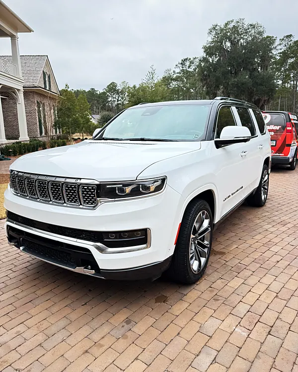Jeep Grand Wagoneer exterior detailing by Lux Detailer, mobile detailing in Savannah, GA
