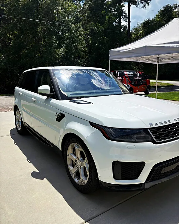 Range Rover Sport paint correction by Lux Detailer, mobile detailing in Savannah, GA
